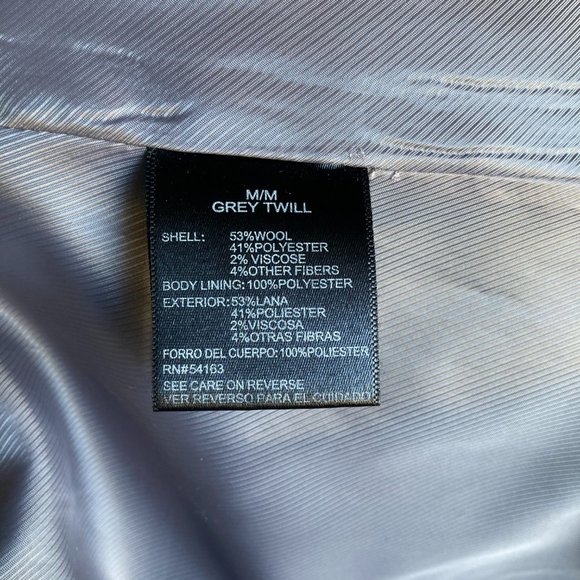 Calvin Klein Women Medium Pleated Skirt Bottom Wool Peacoat Belted Pocket Collar - Picture 9 of 14